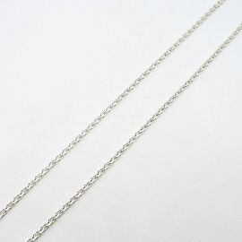 CADENA FORCET CORTO 0.90x50CM /PLATA